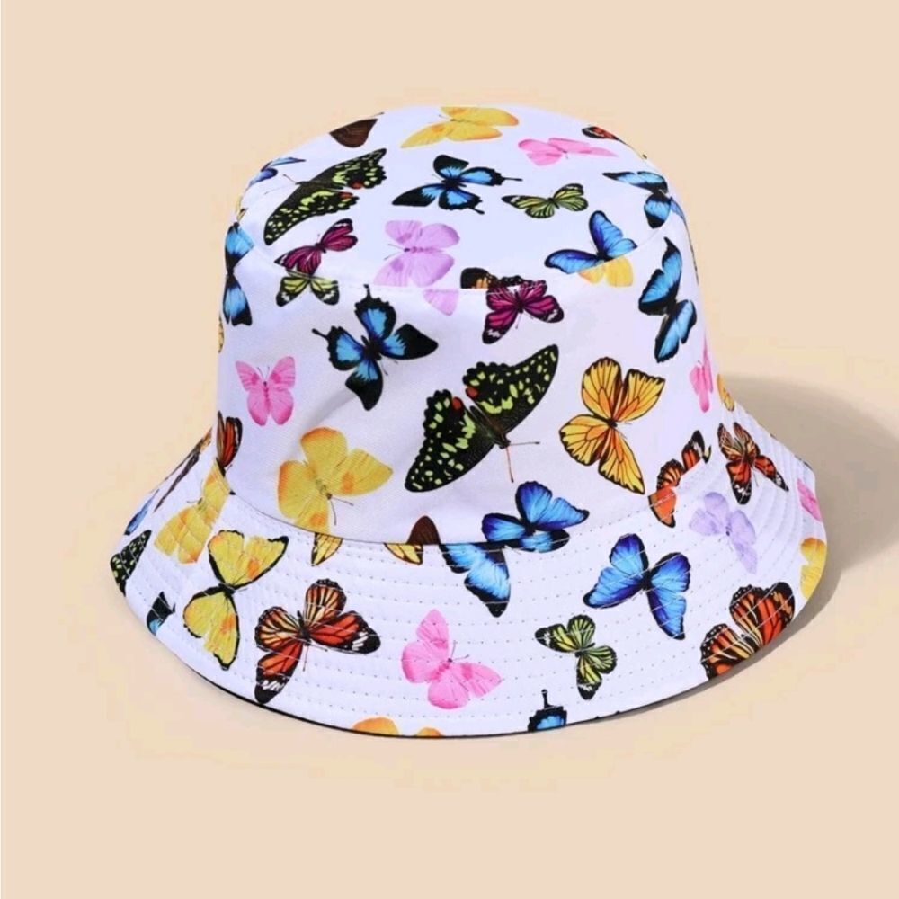 Butterfly 🦋 Reversible Bucket Hat - Picture 1 of 3